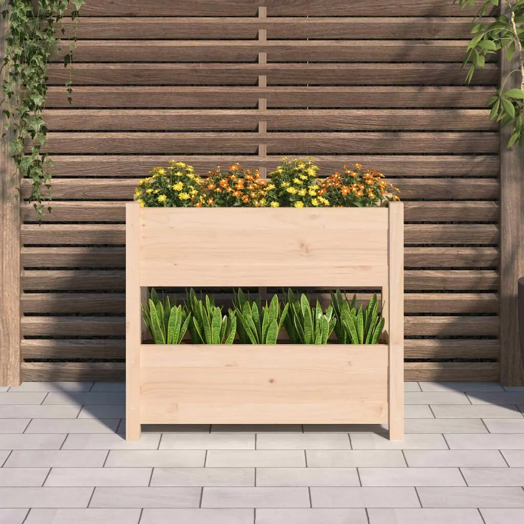 Planter 77x25x66 cm Solid Wood Pine 823941