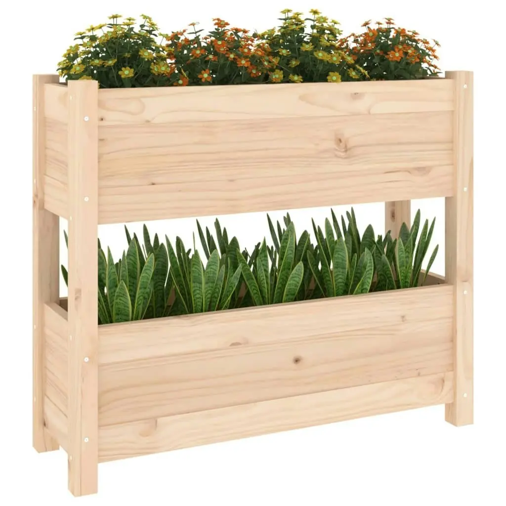 Planter 77x25x66 cm Solid Wood Pine 823941