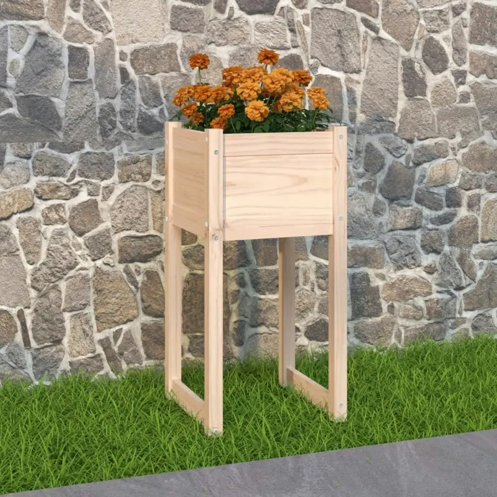 Planter 40x40x81 cm Solid Wood Pine 822122