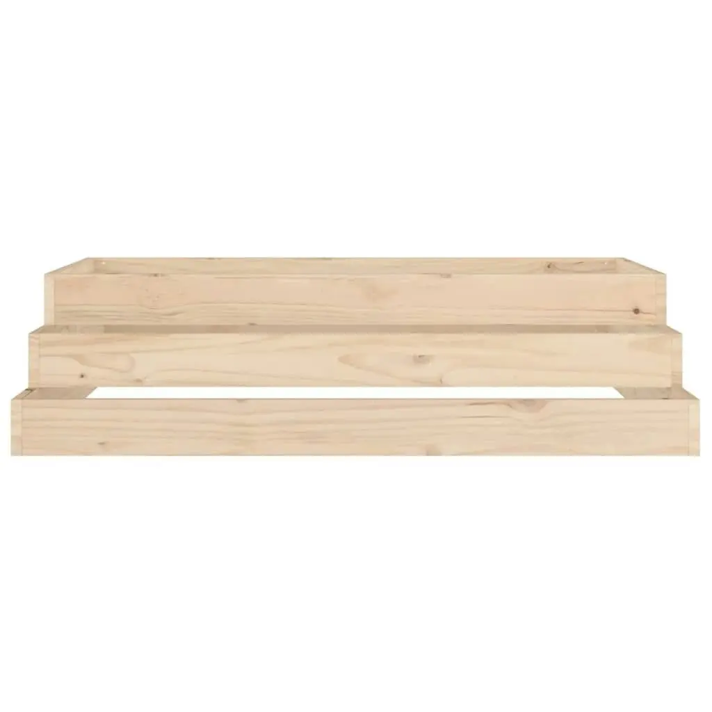 Planter 110x110x27 cm Solid Wood Pine 823899