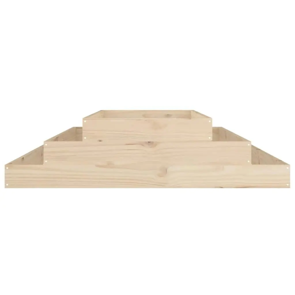 Planter 110x110x27 cm Solid Wood Pine 823899