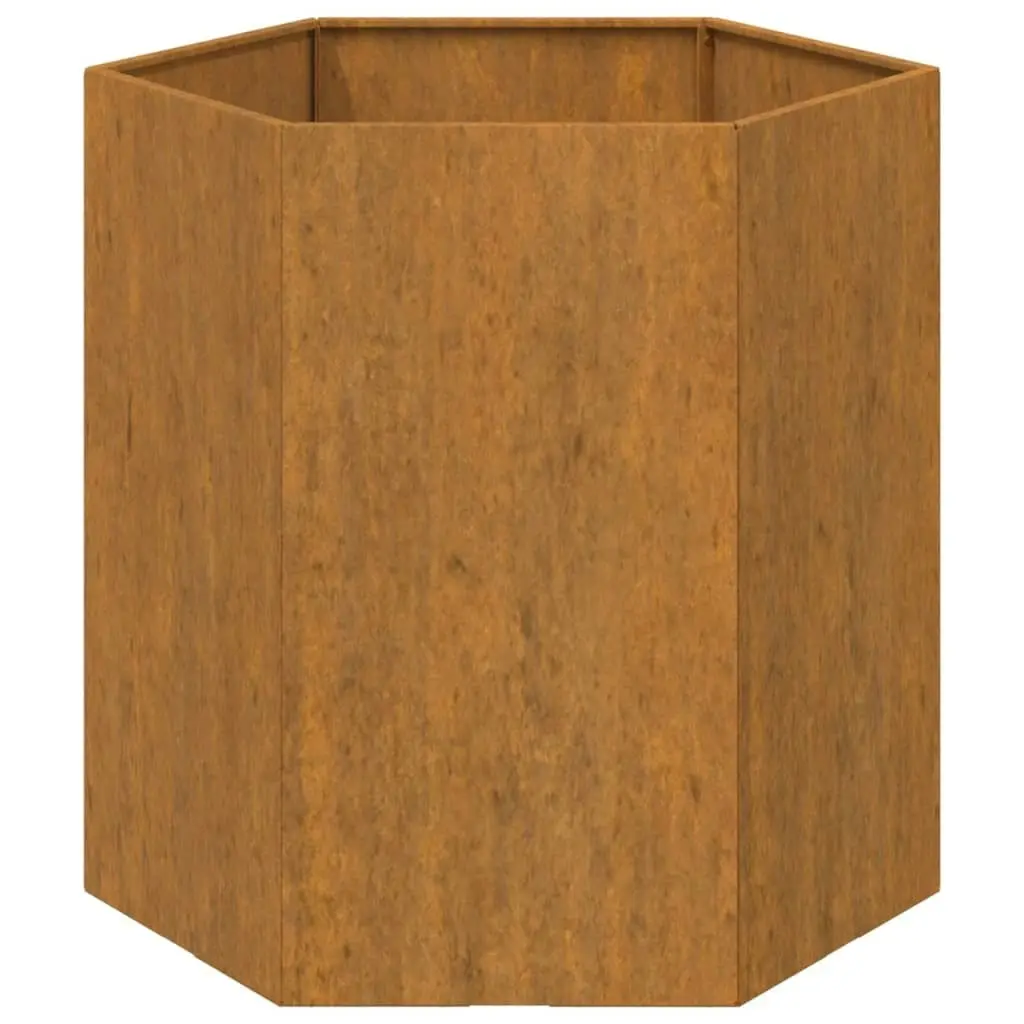 Planter Rusty 40x40x45 cm Corten Steel 823674