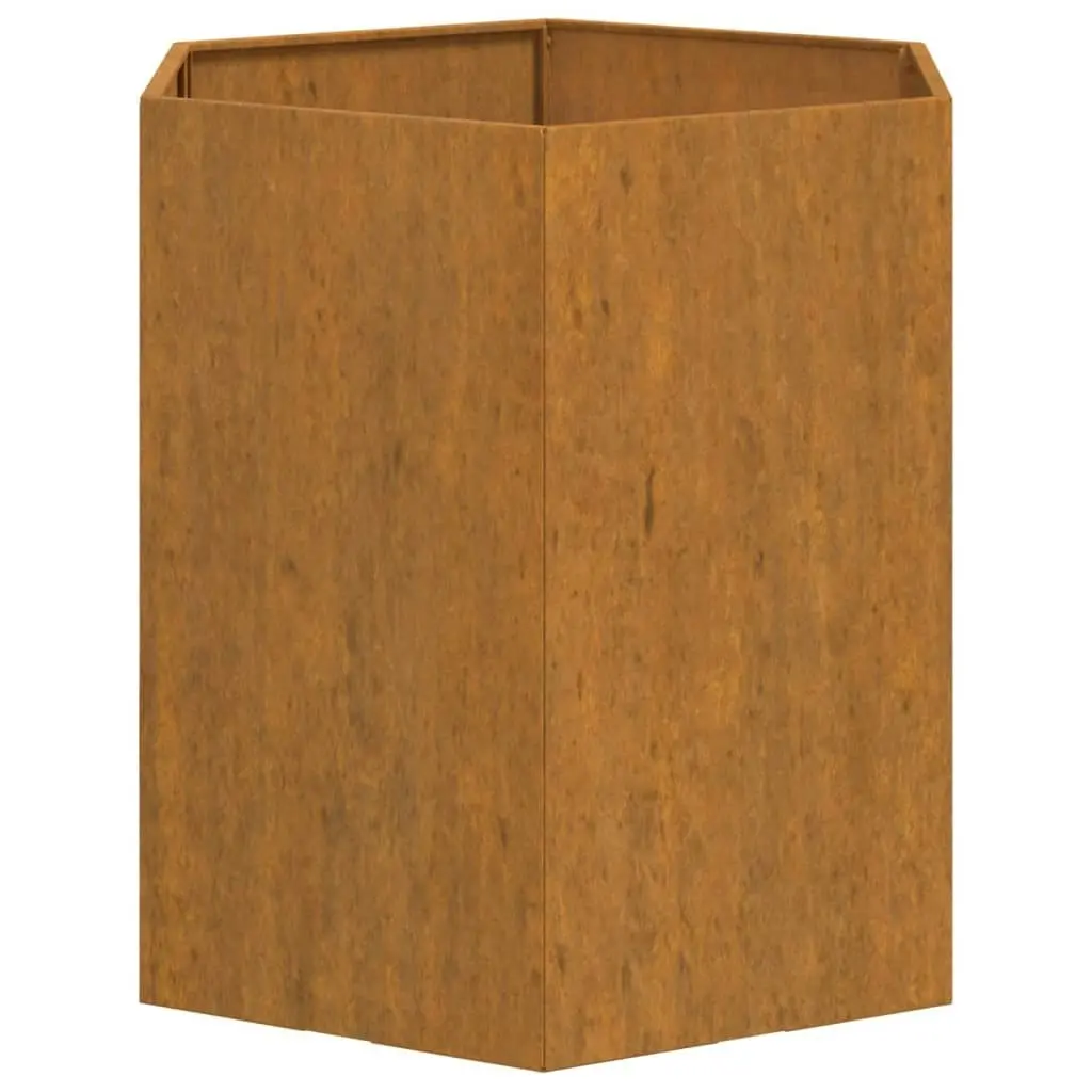 Planter Rusty 40x40x45 cm Corten Steel 823674