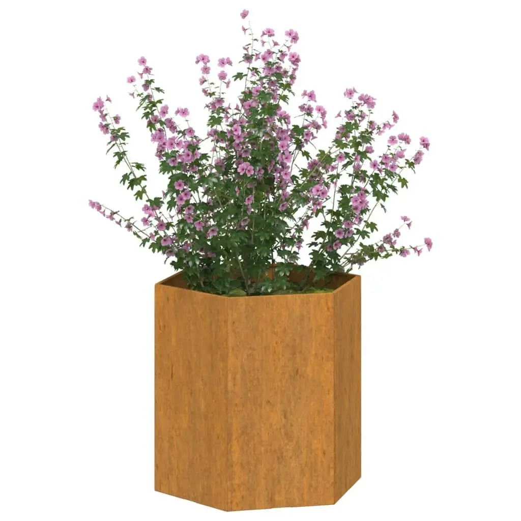 Planter Rusty 40x40x45 cm Corten Steel 823674