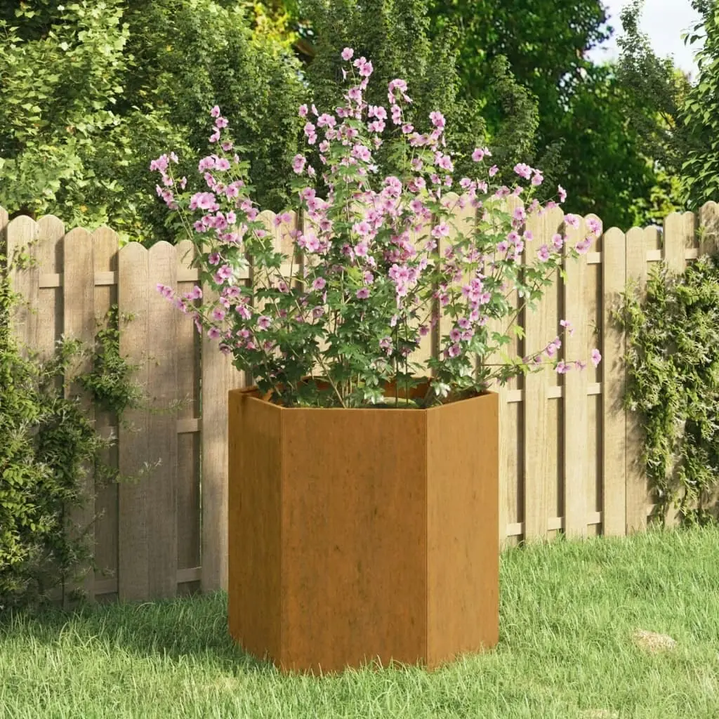 Planter Rusty 40x40x45 cm Corten Steel 823674