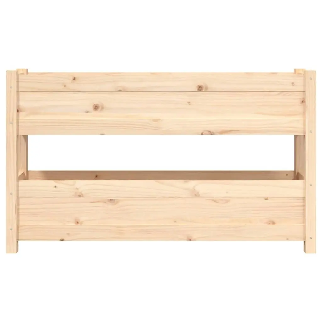 Planter 112x25x66 cm Solid Wood Pine 823927