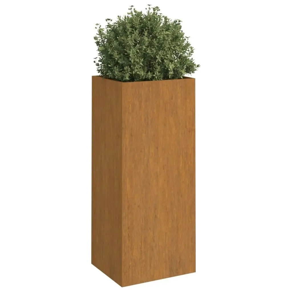 Planter 32x29x75 cm Corten Steel 821553