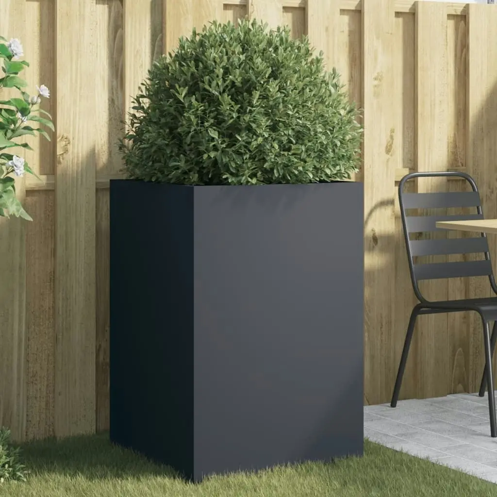 Planter Anthracite 52x48x75 cm Cold-rolled Steel 841585