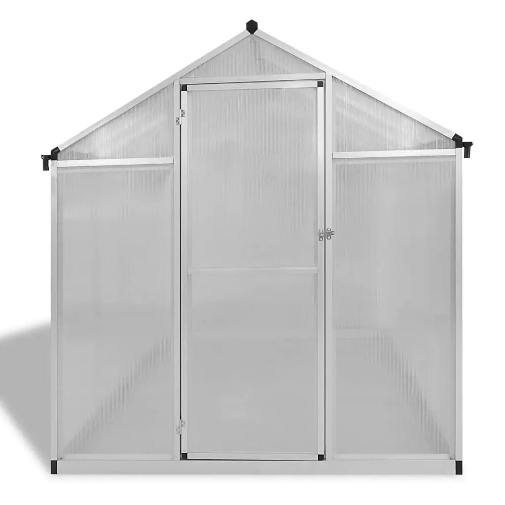 Reinforced Aluminium Greenhouse with Base Frame 4.6 mÂ² 41317