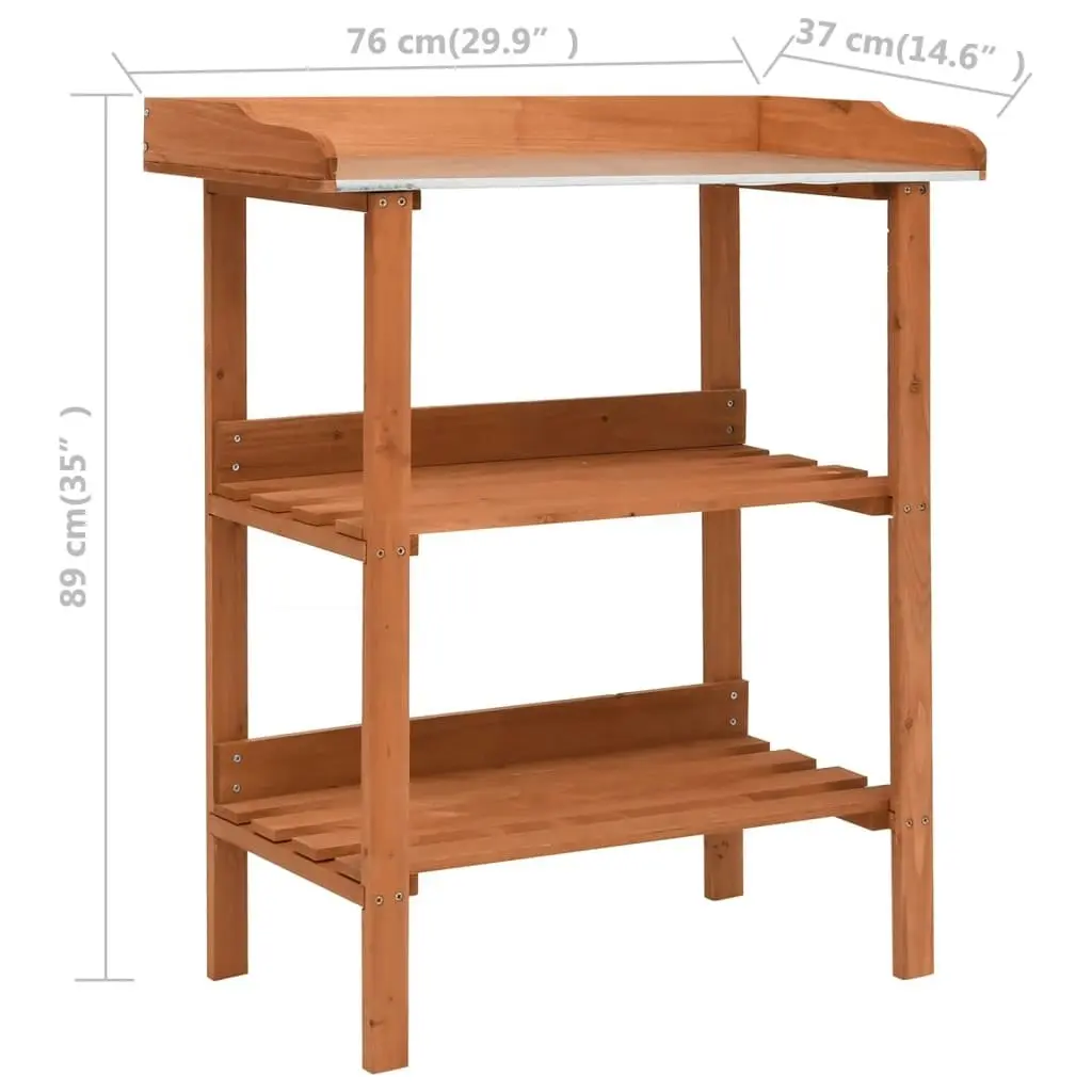 Plant Stand 76x37x89 cm Firwood 47244