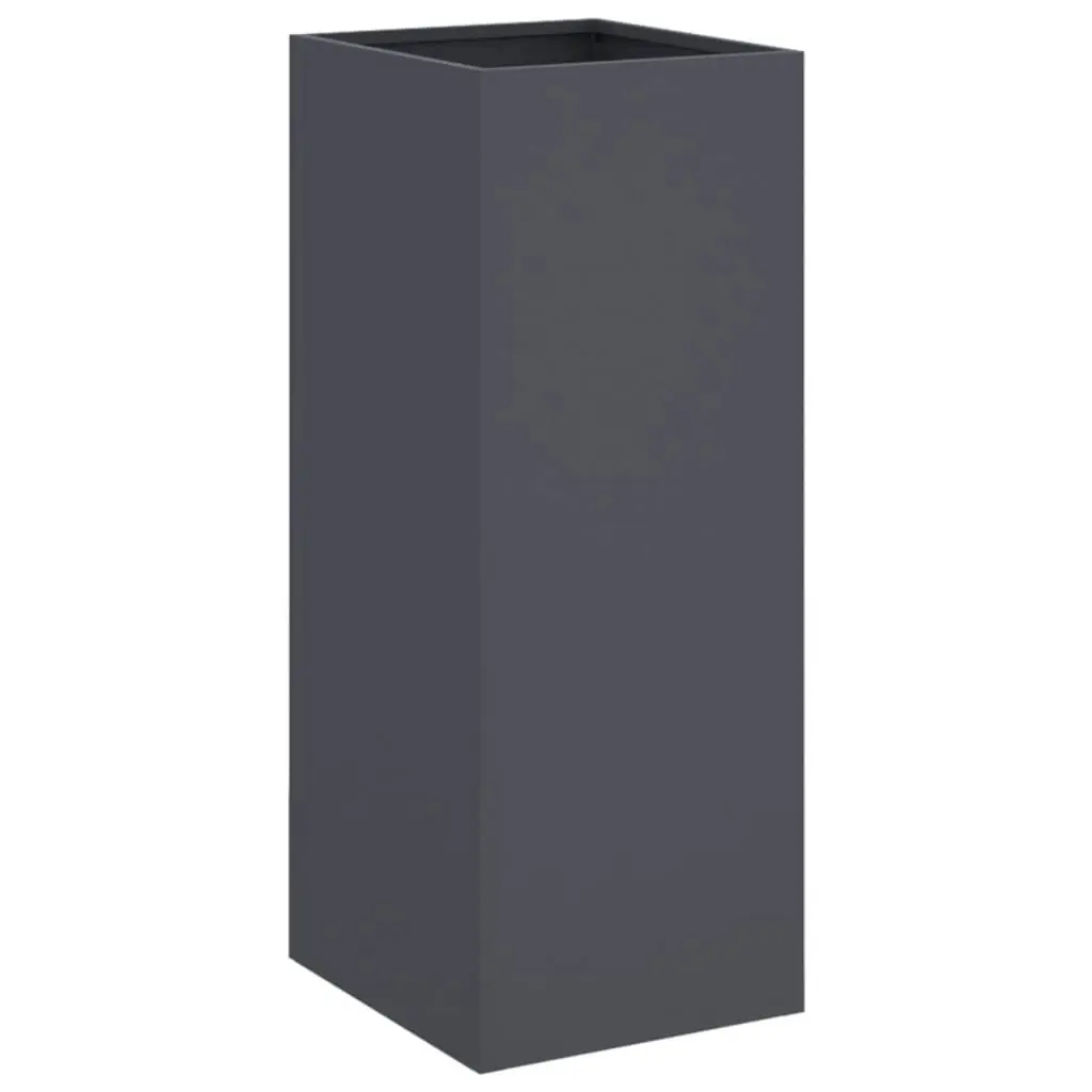 Planter Anthracite 32x29x75 cm Cold-rolled Steel 841573