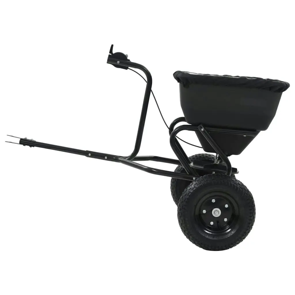 Tow Behind Salt Spreader PVC and Steel 125x74x79 cm 45 L 142967