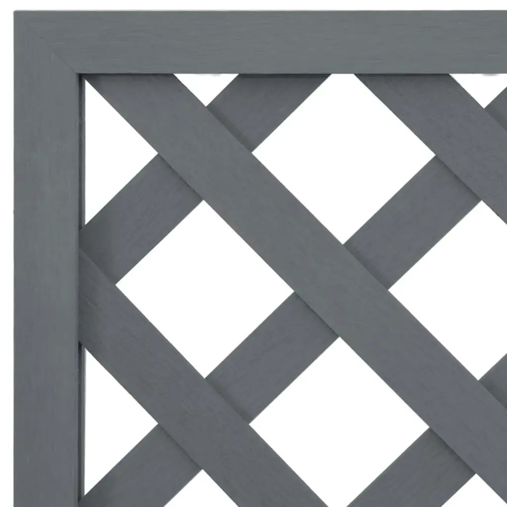 Trellis Planters 2 pcs Grey 65x33x135 cm WPC 3154899