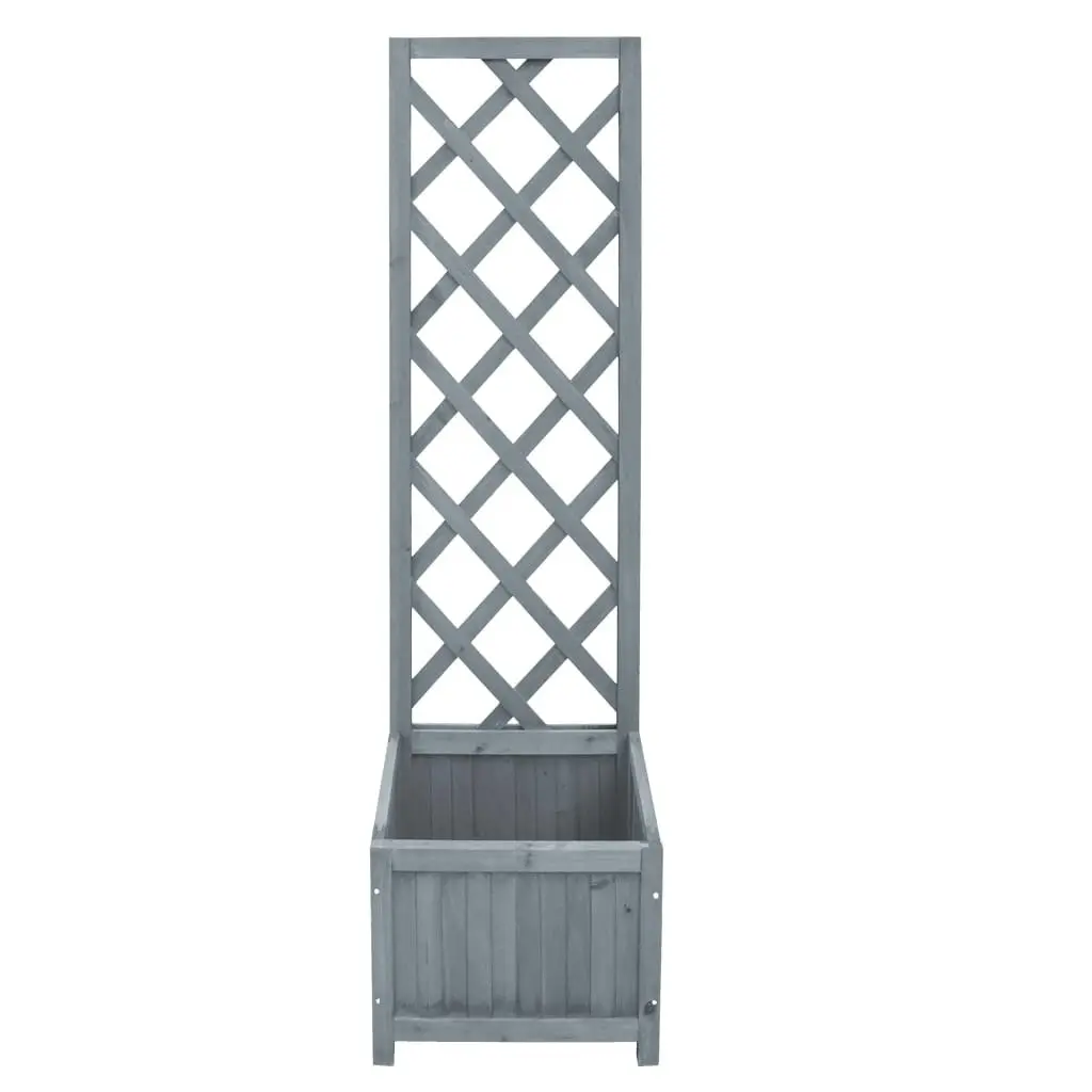 Trellis Planter 40x30x135 cm Solid Firwood 310037