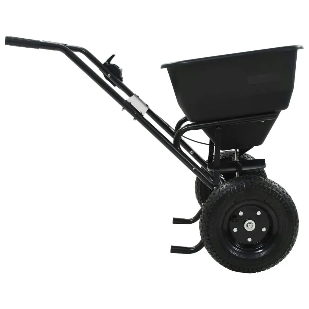 Walk Behind Salt Spreader PVC and Steel 106x73x76 cm 45 L 142966