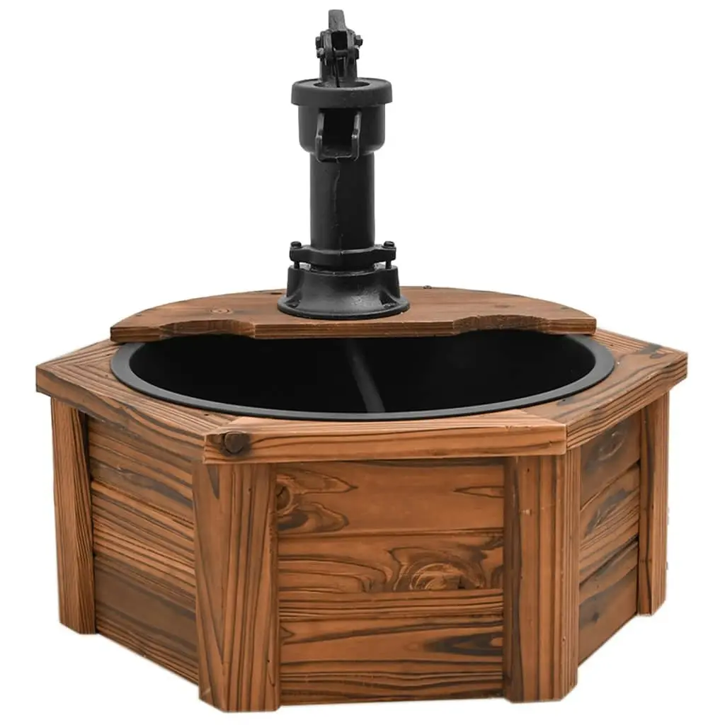 Water Fountain with Pump 57x57x53 cm Solid Wood Fir 364854