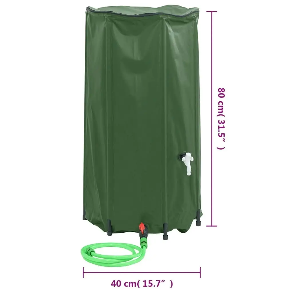 Water Tank with Tap Foldable 100 L PVC 156009