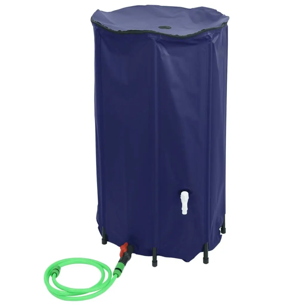 Water Tank with Tap Foldable 250 L PVC 155999