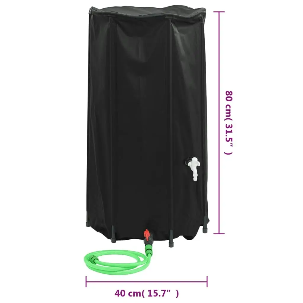 Water Tank with Tap Foldable 100 L PVC 156010