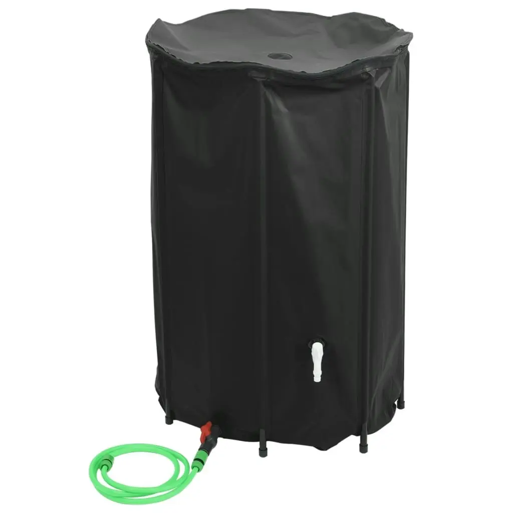 Water Tank with Tap Foldable 1000 L PVC 156001