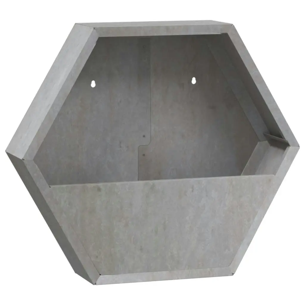 Wall Planters 2 pcs Rusty Corten Steel 46x10x40 cm 823685