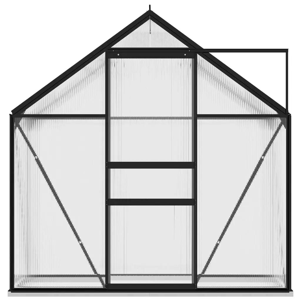 Greenhouse Anthracite Aluminium 1.33 mÂ² 312064