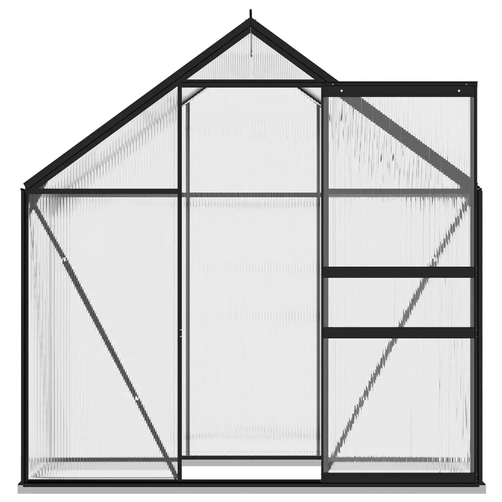 Greenhouse Anthracite Aluminium 1.33 mÂ² 312064