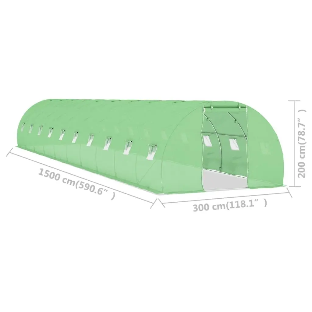 Greenhouse 45 mÂ² 15x3x2 m 48156