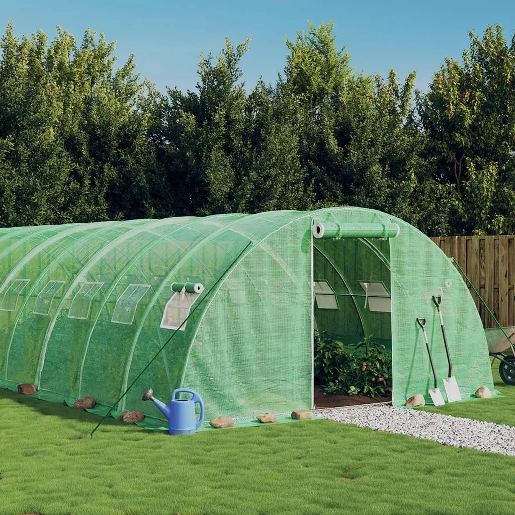 Greenhouse with Steel Frame Green 24 mÂ² 6x4x2 m 3188062