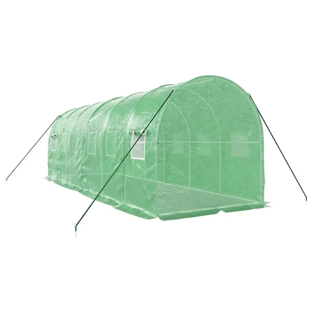 Greenhouse with Steel Frame Green 12 mÂ² 6x2x2 m 3188018