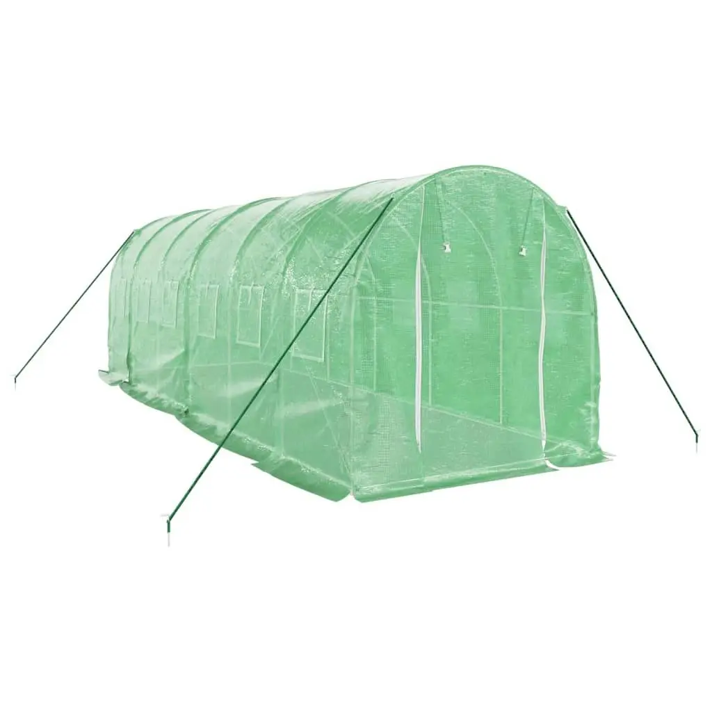 Greenhouse with Steel Frame Green 12 mÂ² 6x2x2 m 3188018