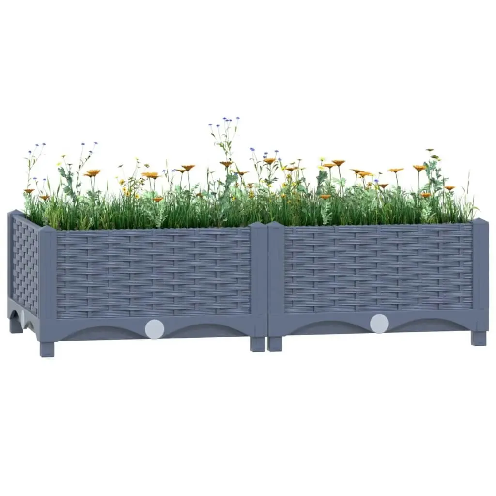 Raised Bed 80x40x23 cm Polypropylene 310398