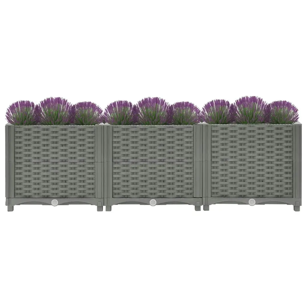 Raised Bed 120x40x38 cm Polypropylene 153295