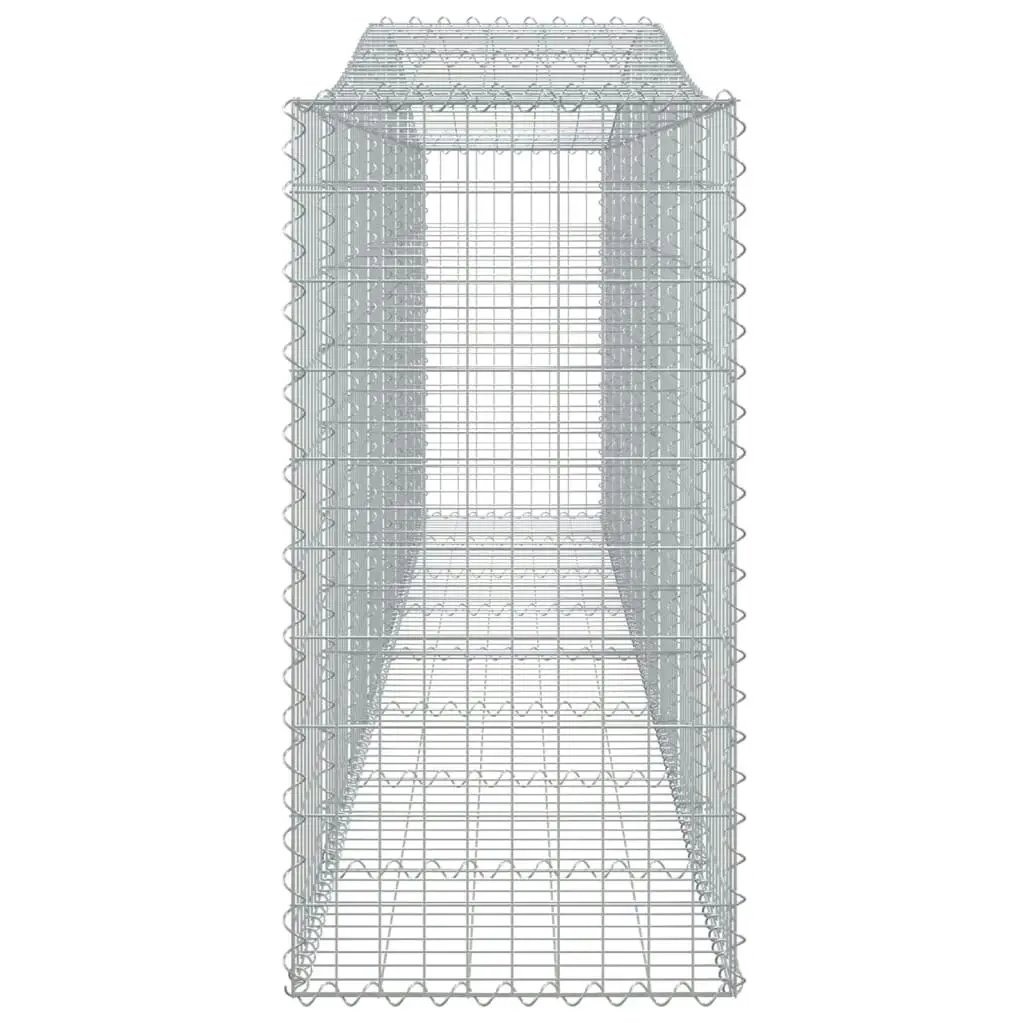 Arched Gabion Basket 400x50x100/120 cm Galvanised Iron 153415