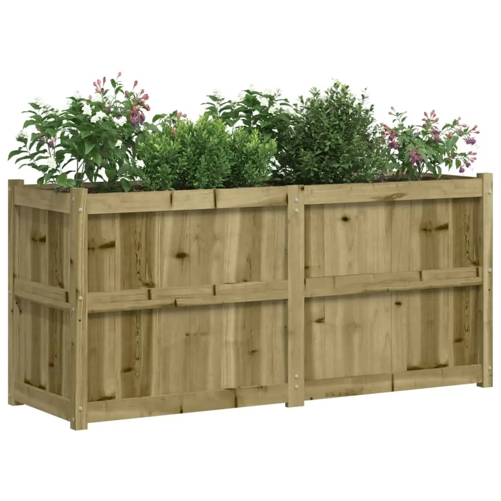 Garden Planter 150x50x70 cm Impregnated Wood Pine 837493