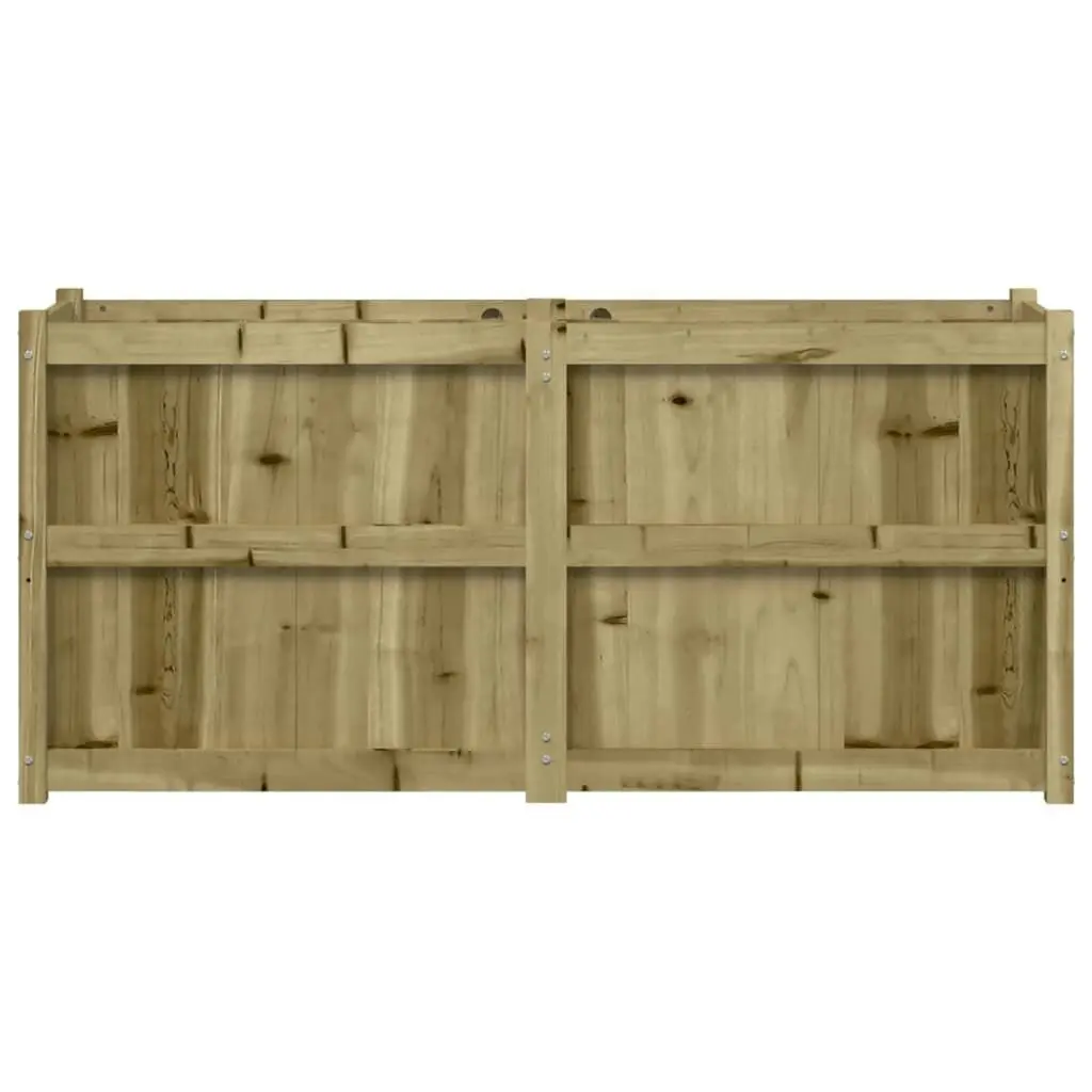 Garden Planter 150x50x70 cm Impregnated Wood Pine 837493