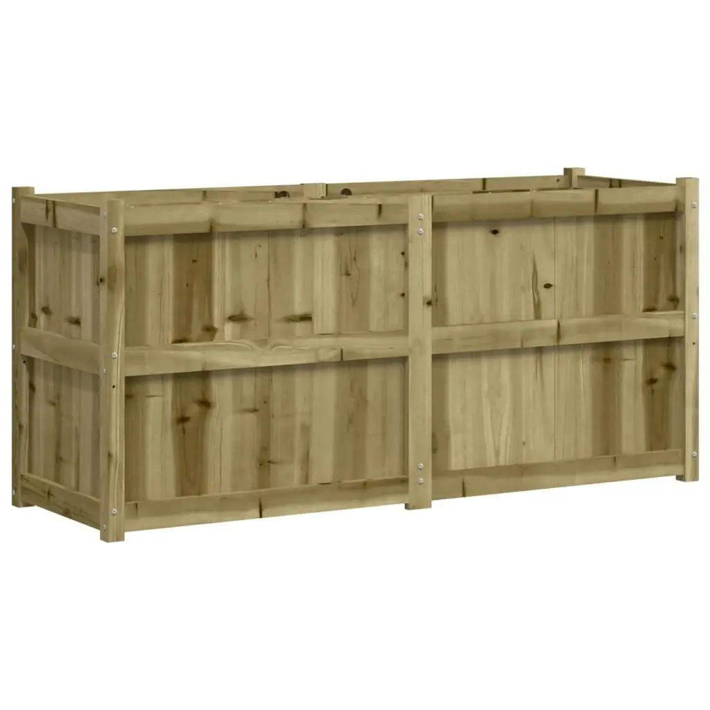 Garden Planter 150x50x70 cm Impregnated Wood Pine 837493