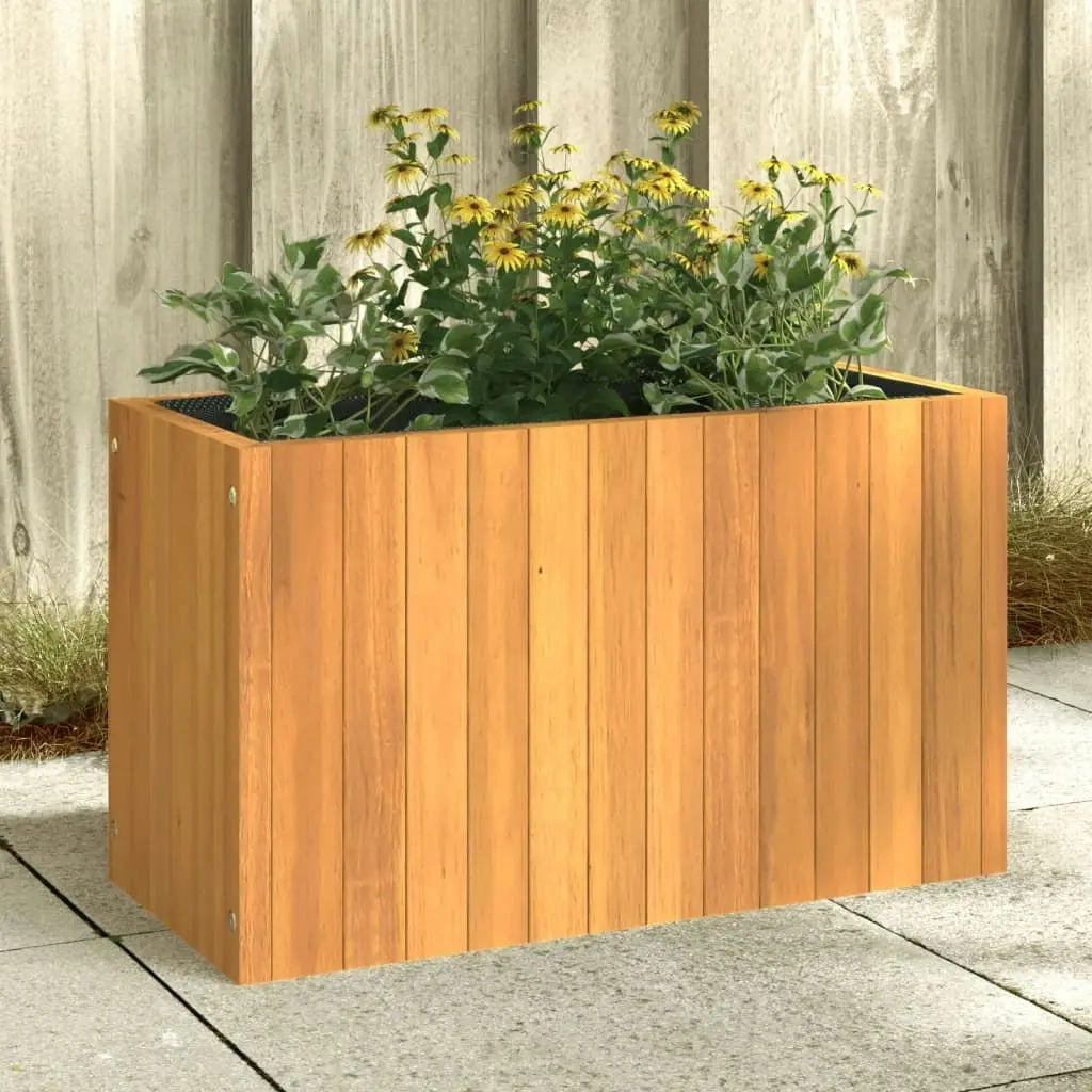 Garden Planter 59x27.5x35 cm Solid Wood Acacia 366505