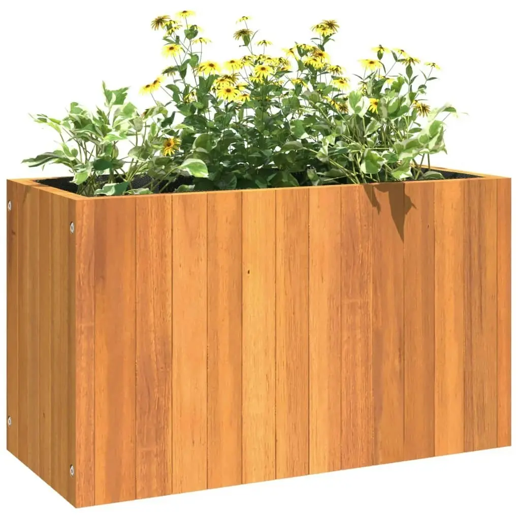 Garden Planter 59x27.5x35 cm Solid Wood Acacia 366505