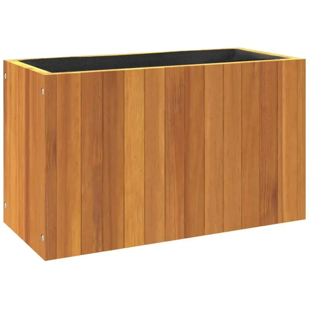 Garden Planter 59x27.5x35 cm Solid Wood Acacia 366505