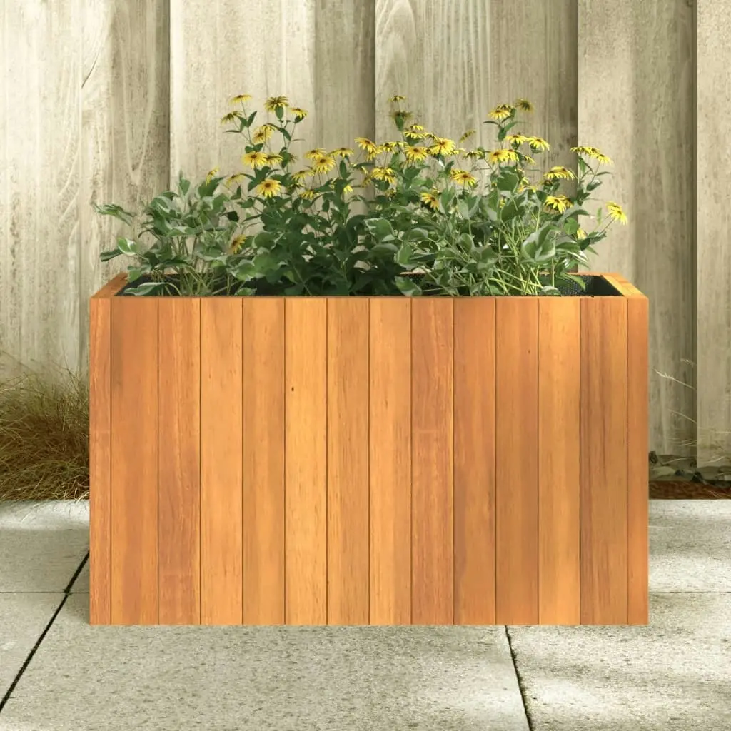 Garden Planter 59x27.5x35 cm Solid Wood Acacia 366505