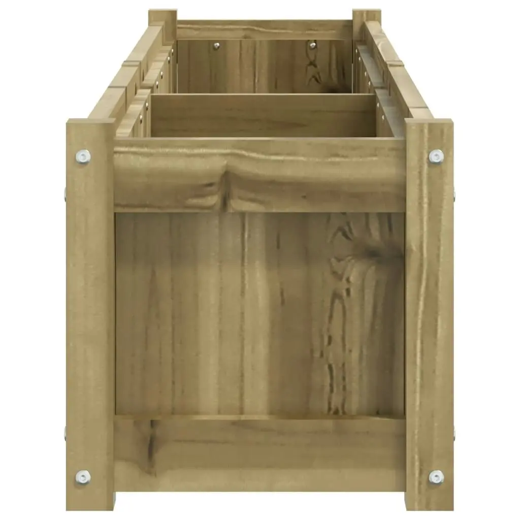 Garden Planter 150x31x31 cm Impregnated Wood Pine 837482