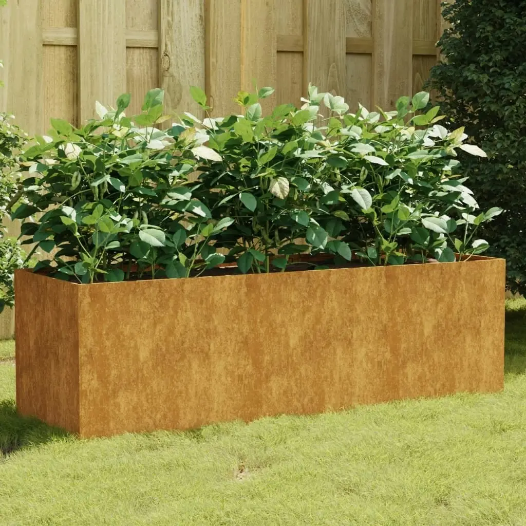 Garden Raised Bed 120x40x40 cm Corten Steel 824520