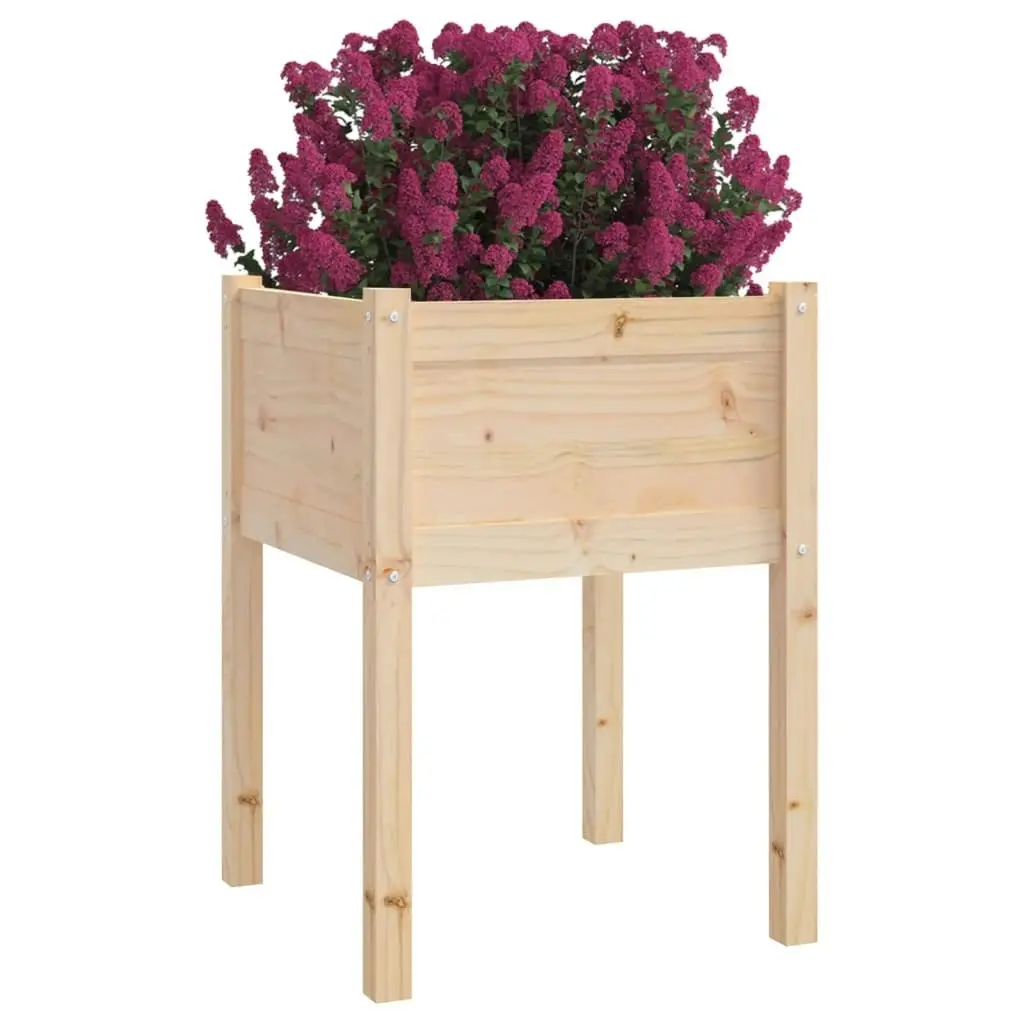 Garden Planters 2 pcs 50x50x70 cm Solid Pinewood 810800