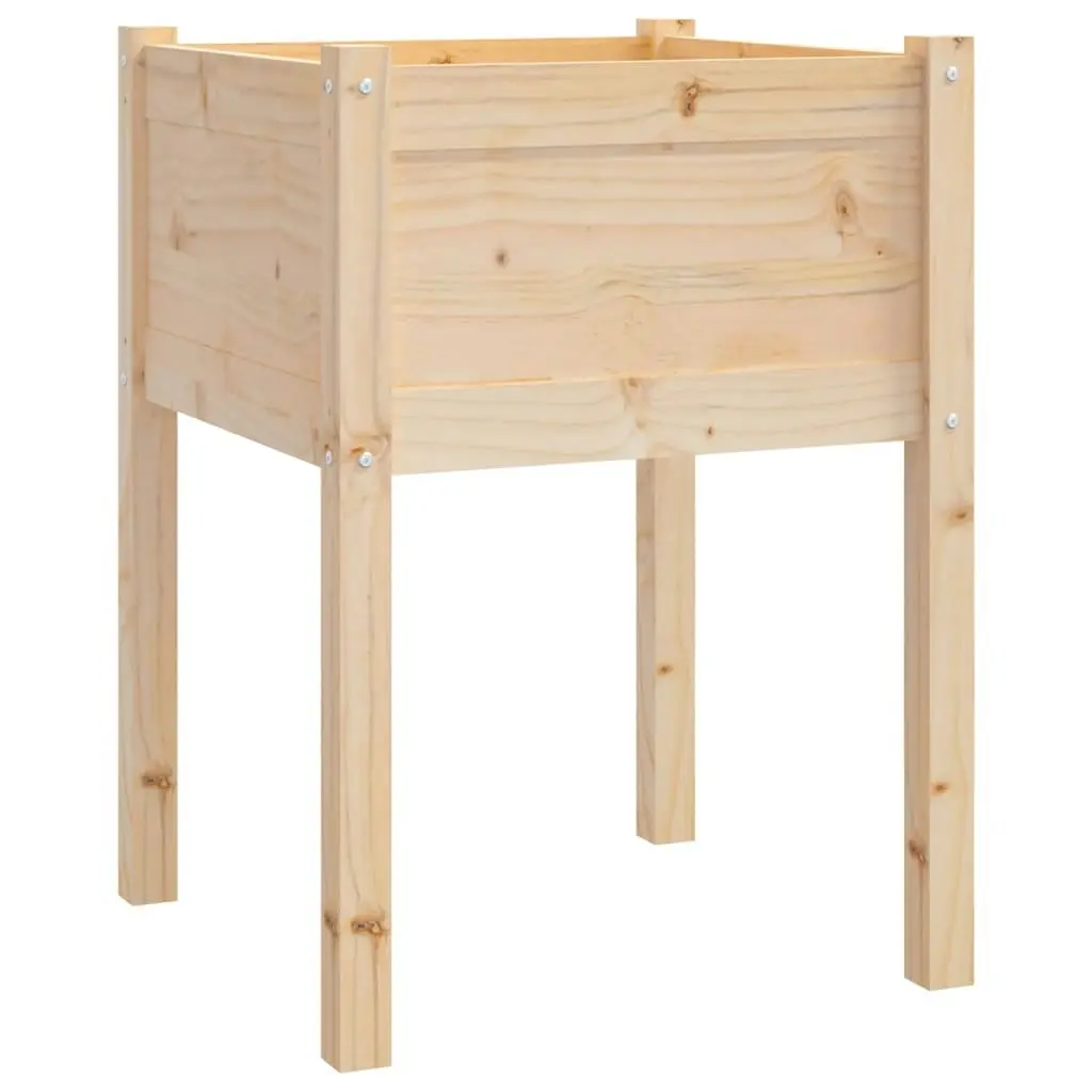 Garden Planters 2 pcs 50x50x70 cm Solid Pinewood 810800