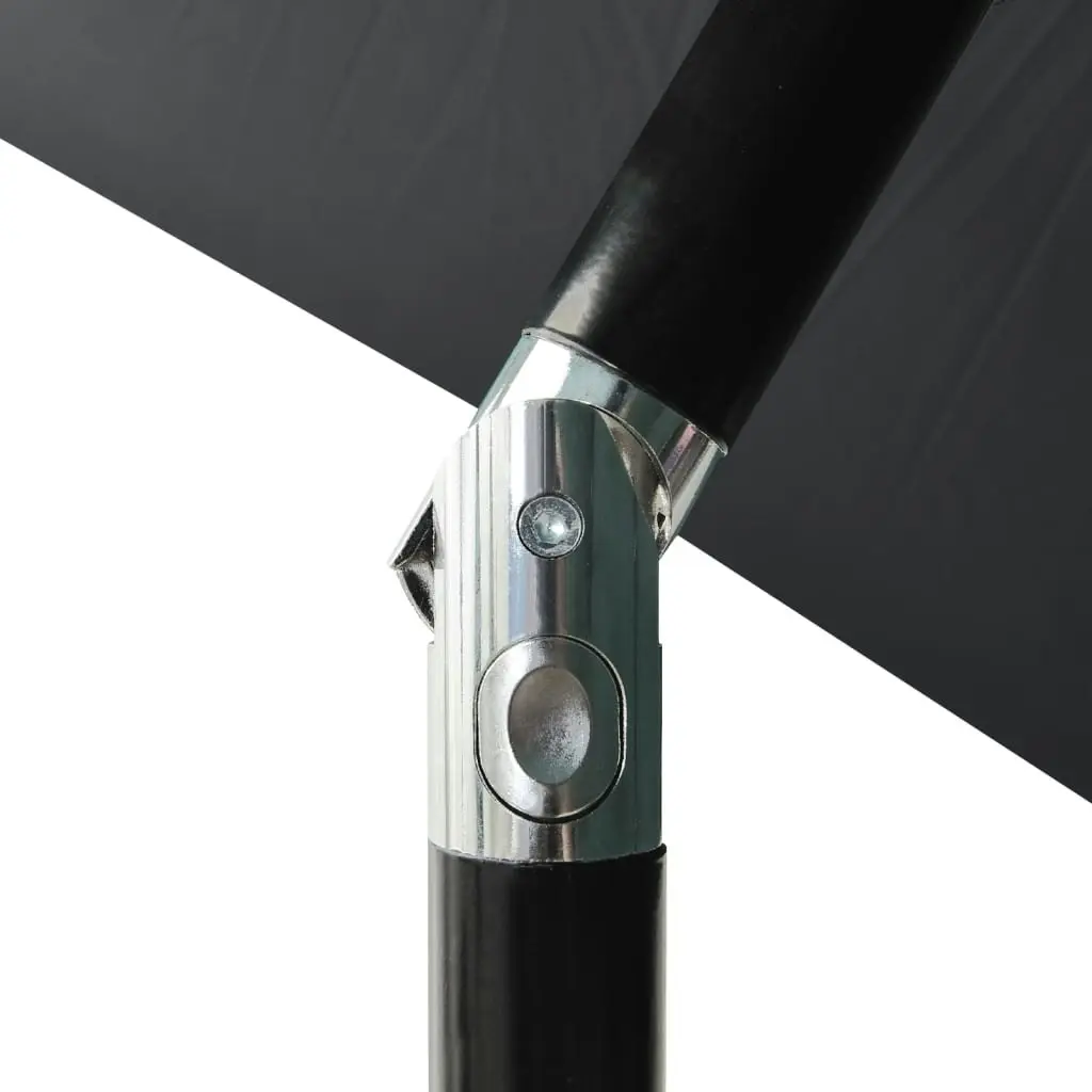 3-Tier Parasol with Aluminium Pole Anthracite 2 m 313854