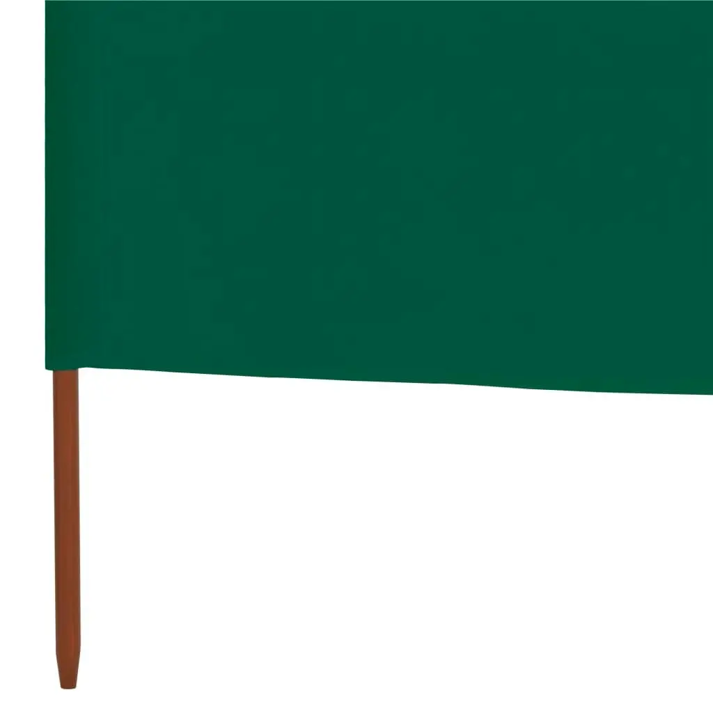 5-panel Wind Screen Fabric 600x160 cm Green 47167