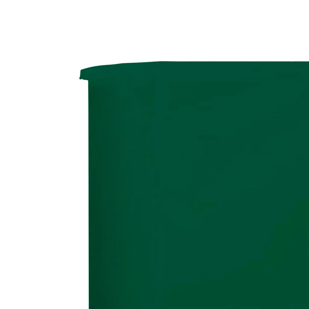 5-panel Wind Screen Fabric 600x160 cm Green 47167