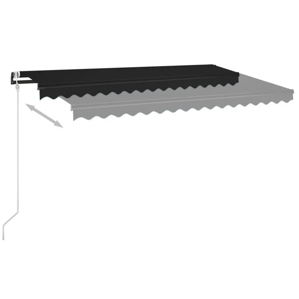 Automatic Retractable Awning 400x300 cm Anthracite 3095771