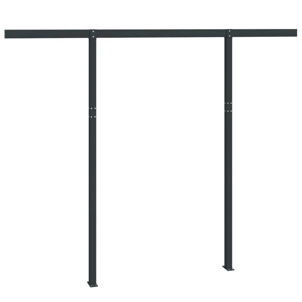 Awning Post Set Anthracite 300x245 cm Iron 315099